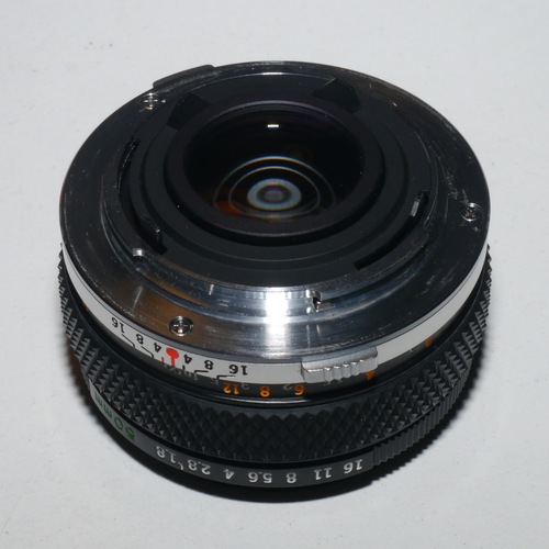 Back of the lens with 3 screws