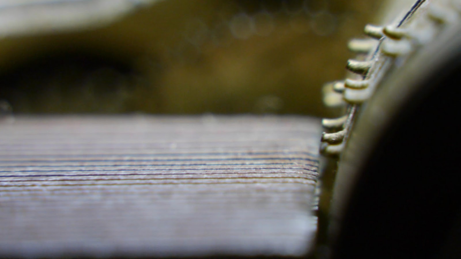 Sample frame, corrected for chromatic aberration: the teeth of the wheel look sharper, and do not exhibit blue and red fringes.