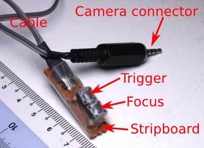 The completed remote trigger.
