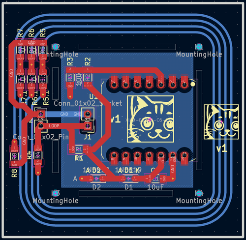 PCB design in KiCad