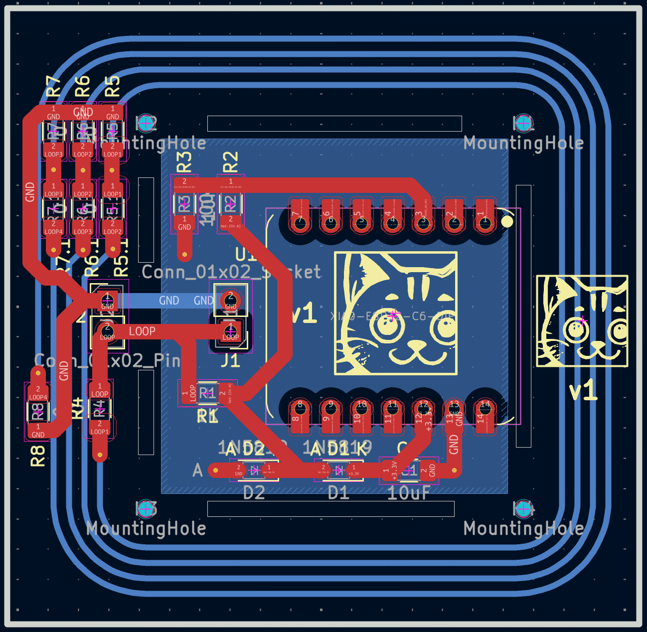 PCB design in KiCad